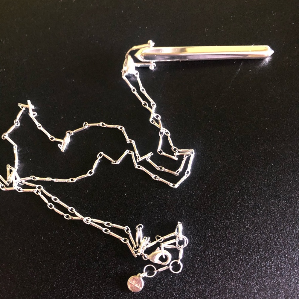 Stella & Dot silver Rebel pendant necklace